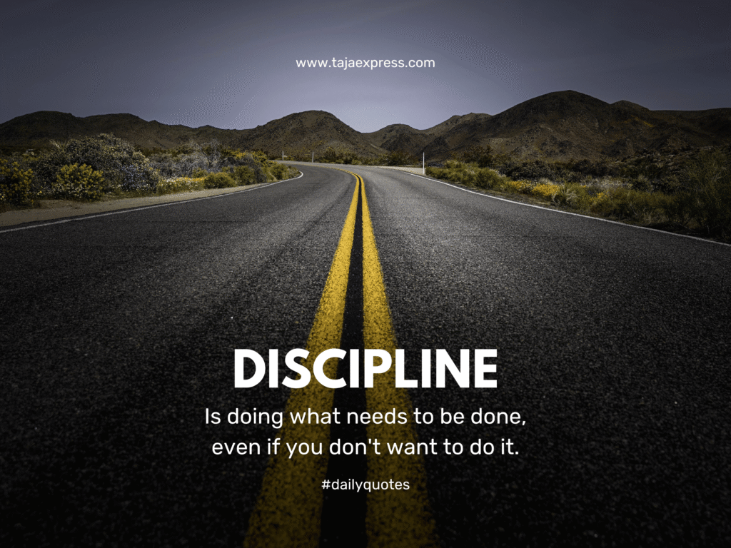 The Importance of Discipline